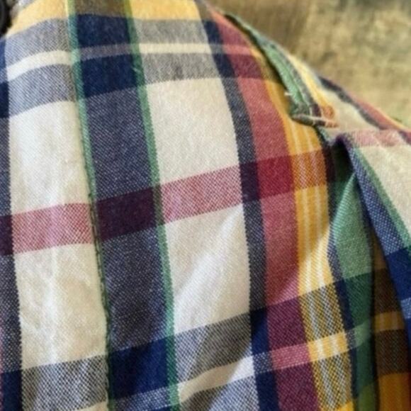 The Limited Plaid High Waisted Cotton Shorts Size 8 - Picture 6 of 8
